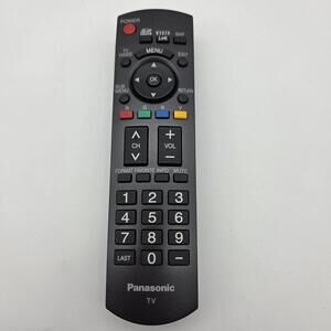 Genuine Panasonic N2QAYB000221 TV Remote For TC37LZ85, TH42PX80, TH50PZ80 Tested